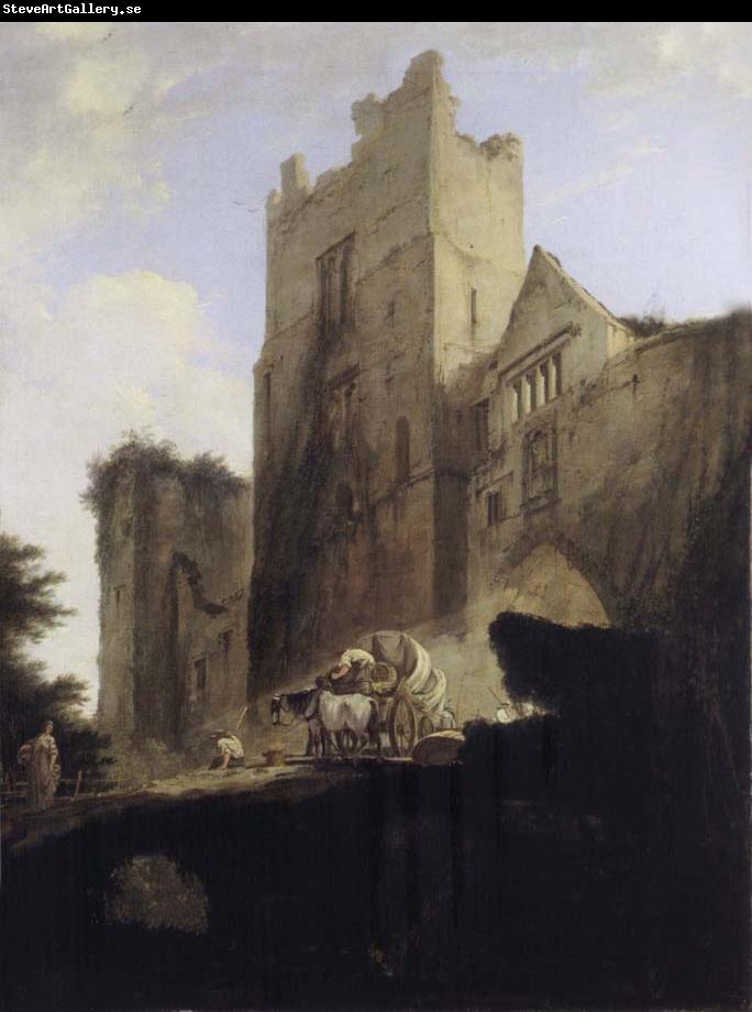 William Hodges View of Part of Ludlow Castle in Shropshire